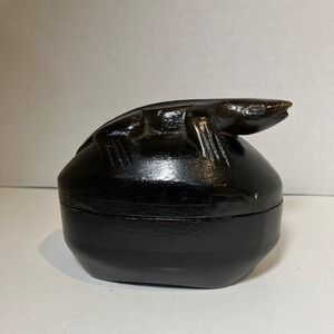 Lizard Trinket Box, Decorative Lidded Container, Unique Home Decor,‎ Small